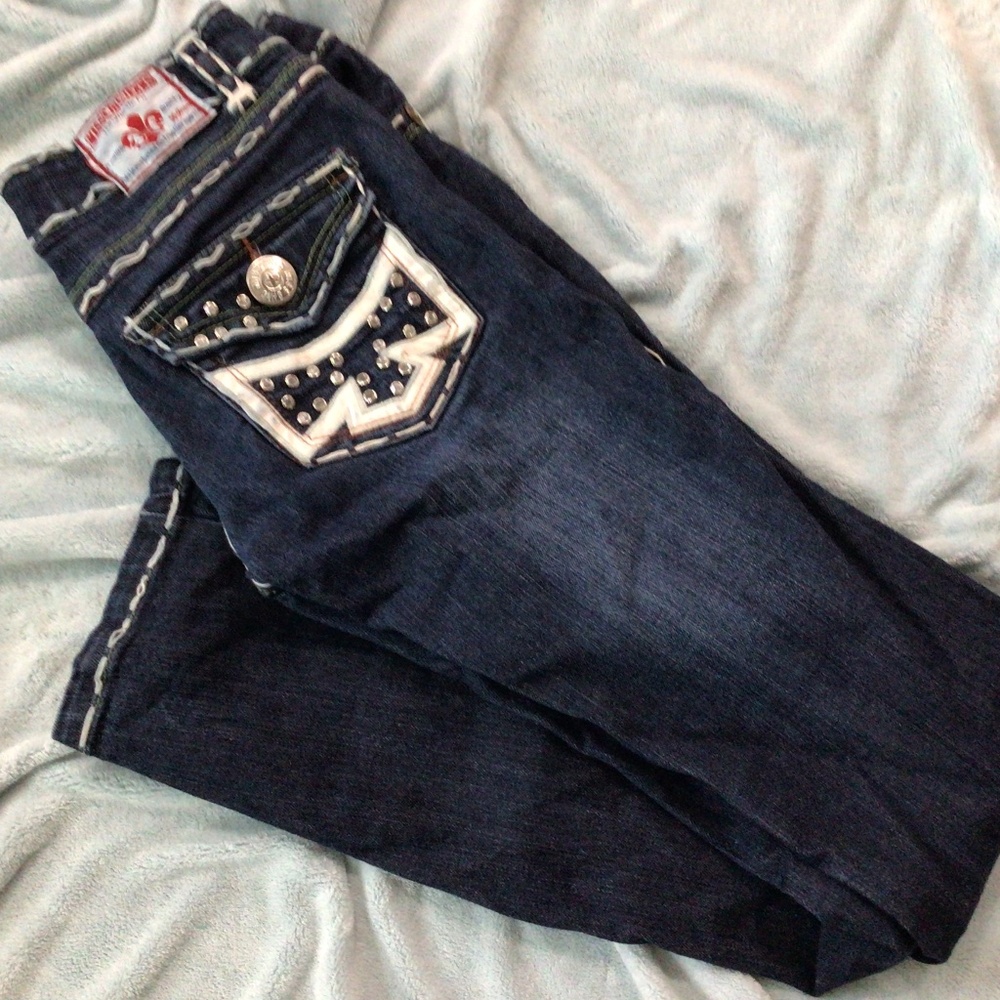 Straight leg jeans